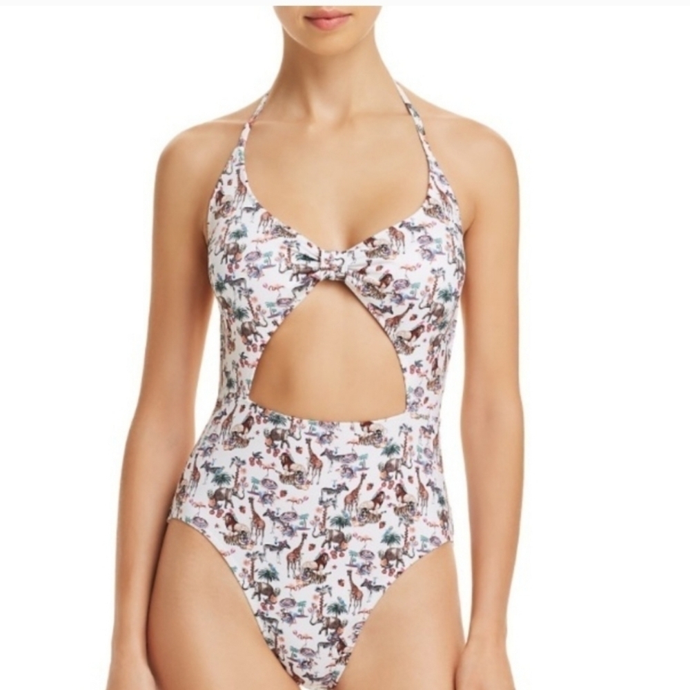 Sam Edelman Safari Pool Party one-piece swimsuit